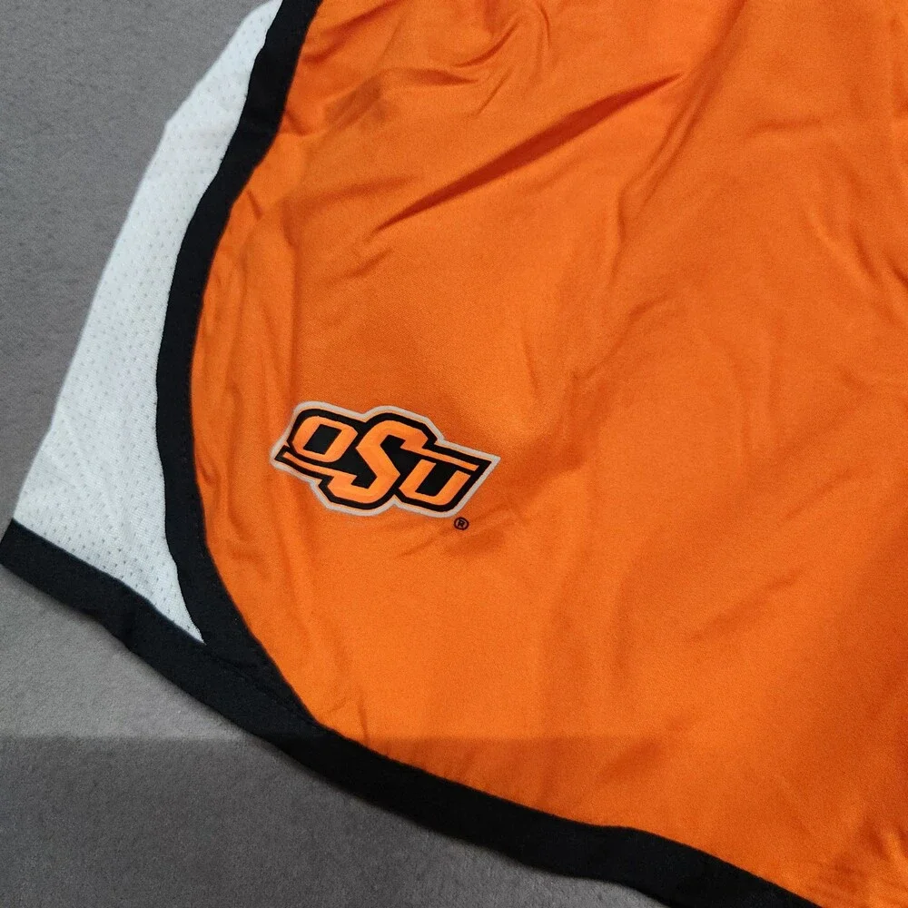 Nike Oklahoma State Cowboys Dri-Fit Athletic Shorts Youth Small Orange Osu 146